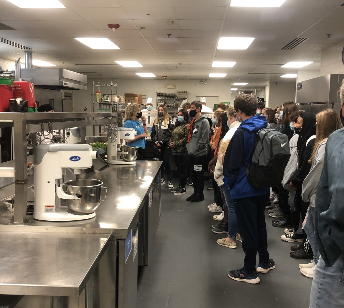 gstokes5's tweet photo. BHS Sophomores are touring OTC today. We’re learning about all things tech ed. Thank you OTC for a great morning! @OTCedu @LibCounselors @LiberatorsNOW https://t.co/y0AK9A3WHk