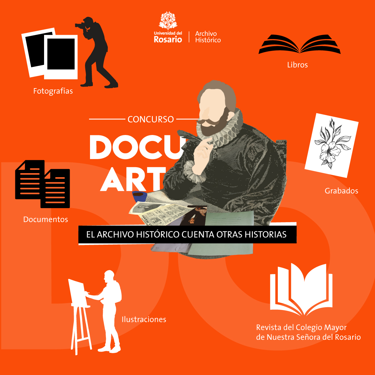 ArchivoHUR's tweet photo. #DocuArt es el concurso que premiará las propuestas que, a partir de nuestras colecciones, desarrollen un producto artístico y faciliten nuevas miradas al patrimonio. 🧐📢 Más info, aquí: https://t.co/oeTOGwaiXU #archivo #documento #arte #creación https://t.co/YsmS3sllFa