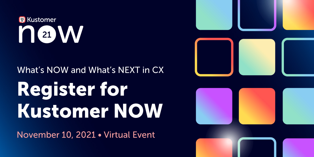 Five9's tweet photo. We're excited to announce that we're sponsoring #KustomerNOW, the - FREE - virtual and not-to-be missed event for everyone in the #CX space on November 10th.  Hit register, link below! ↓ https://t.co/9wWsIH1s3g https://t.co/os0EiK4eH9