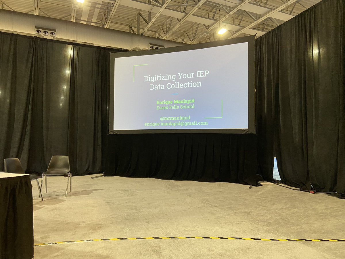I am still available on Digital Boulevard to provide 1:1 support in digitizing IEP data collection until 12:50pm. <a href="/NJEA/">NJEA</a> #NJEAConvention