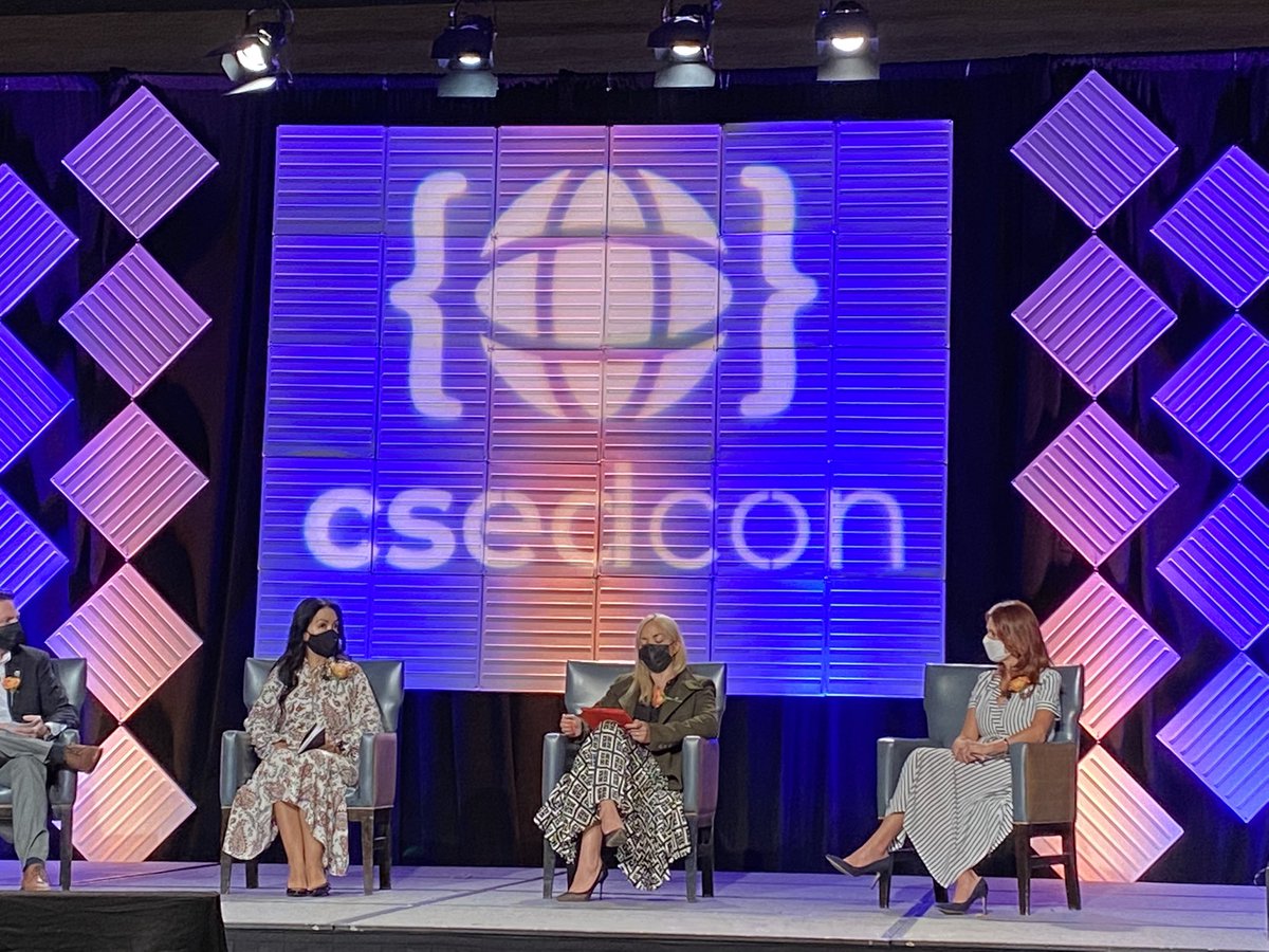 _KathySchofield's tweet image. Incredibly inspirational panel presentation from national &amp;amp; global leaders at @codeorg #CSEdCon2021