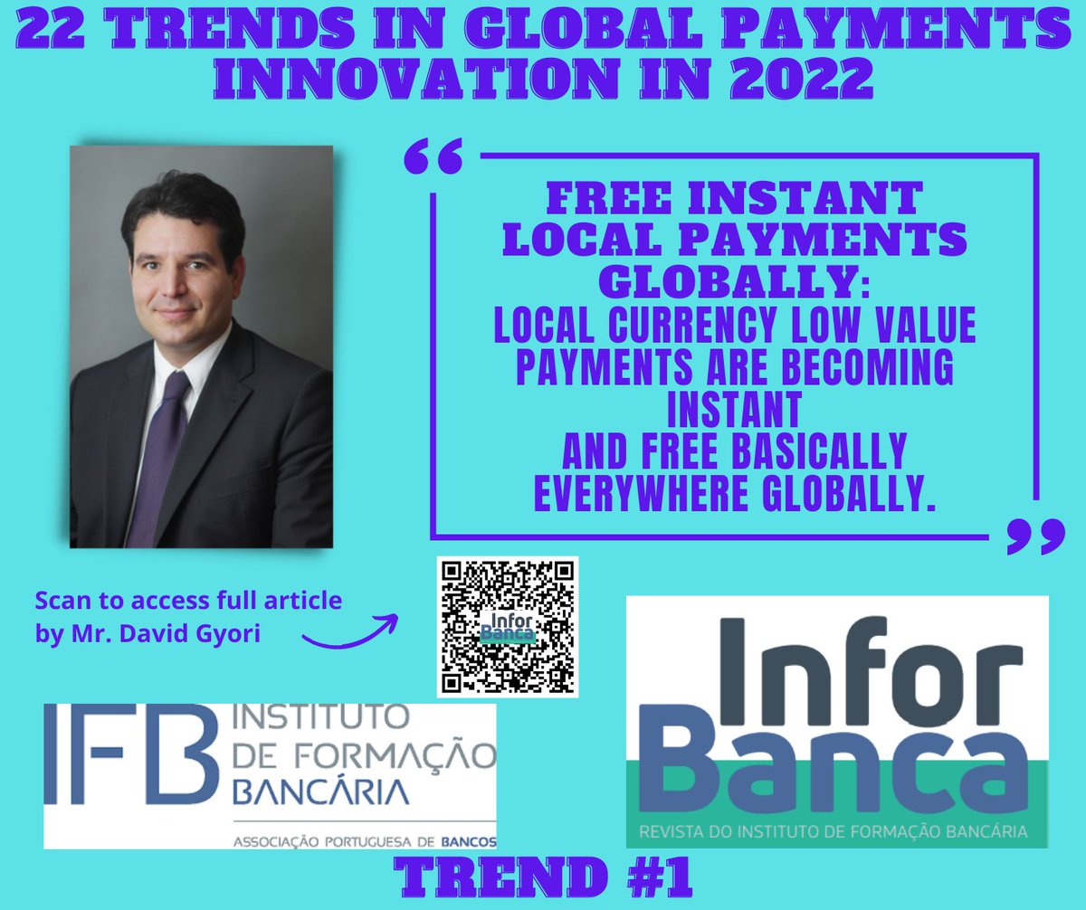 #LCY (Local #Currency Denominated) #payments are heading to 0. Local payments are being #disrupted by technology, which we call #PayTech and they are becoming: -> #instantpayments and -> #freepayments => #banks and #bankers have to learn to build #assets and #liabilities on top.