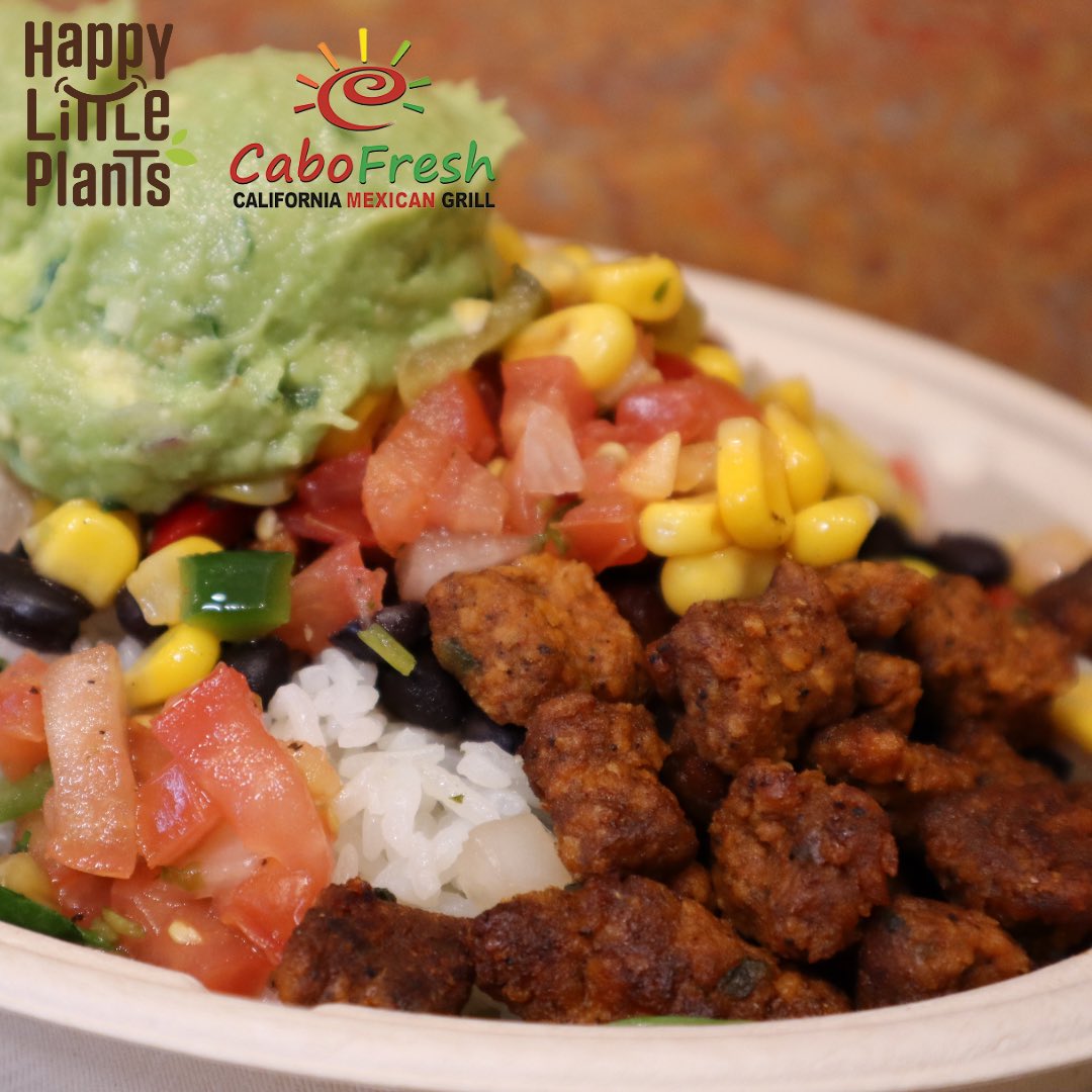 HAPPY LITTLE PLANTS® Plant-Based Vegan Chorizo coming soon to Cabo Fresh! #freshisbetter