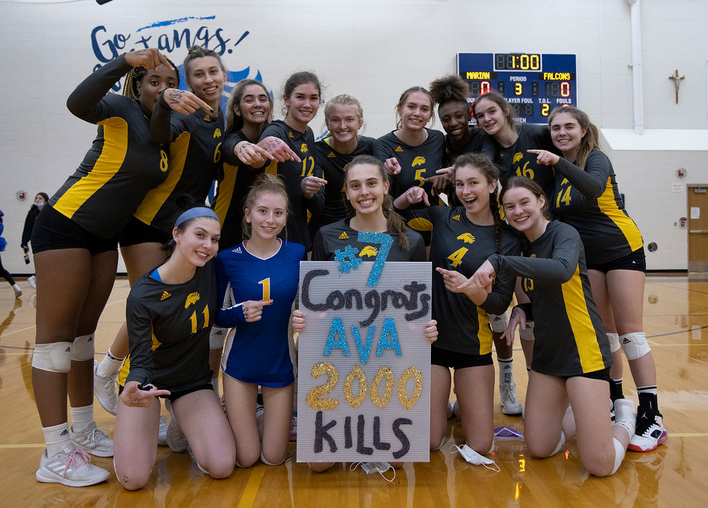 Marian High School Athletics (@marianathletics) on Twitter photo Check out <a href="/ava_brizard/">Ava Brizard</a>! The Marian senior and <a href="/PackVball/">Wolfpack Volleyball</a> commit not only helped lead her team to a district championship appearance yesterday, but also surpassed 2000 career kills! #MarianStrong personified! Check out <a href="/ava_brizard/">Ava Brizard</a>! The Marian senior and <a href="/PackVball/">Wolfpack Volleyball</a> commit not only helped lead her team to a district championship appearance yesterday, but also surpassed 2000 career kills! #MarianStrong personified!
