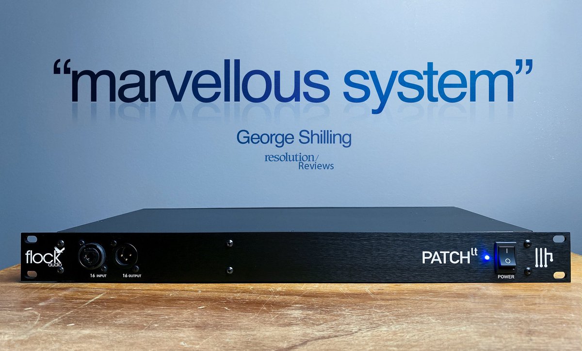 FlockAudio's tweet image. “MARVELLOUS SYSTEM” - George Schilling (Resolution Magazine). See why George and multiple other pro audio publications are calling the PATCH Series a truly industry changing piece of hardware. (FULL ARTICLE: tiny.cc/resomag) #flockaudiopatch #patchsystem #flockaudio