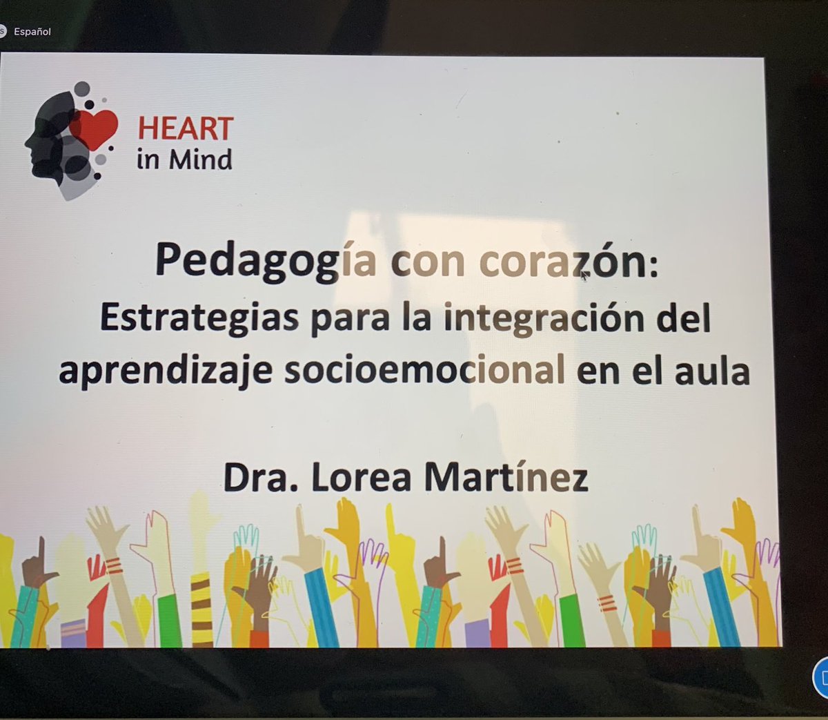xepeque's tweet photo. Felicitaciones a los expositores. Especialmente a Lorea Martínez Pérez. ¡Pedagogía con corazón! #lllSeminariodeAprenduzajeSocioemocional https://t.co/uWMn2jz885