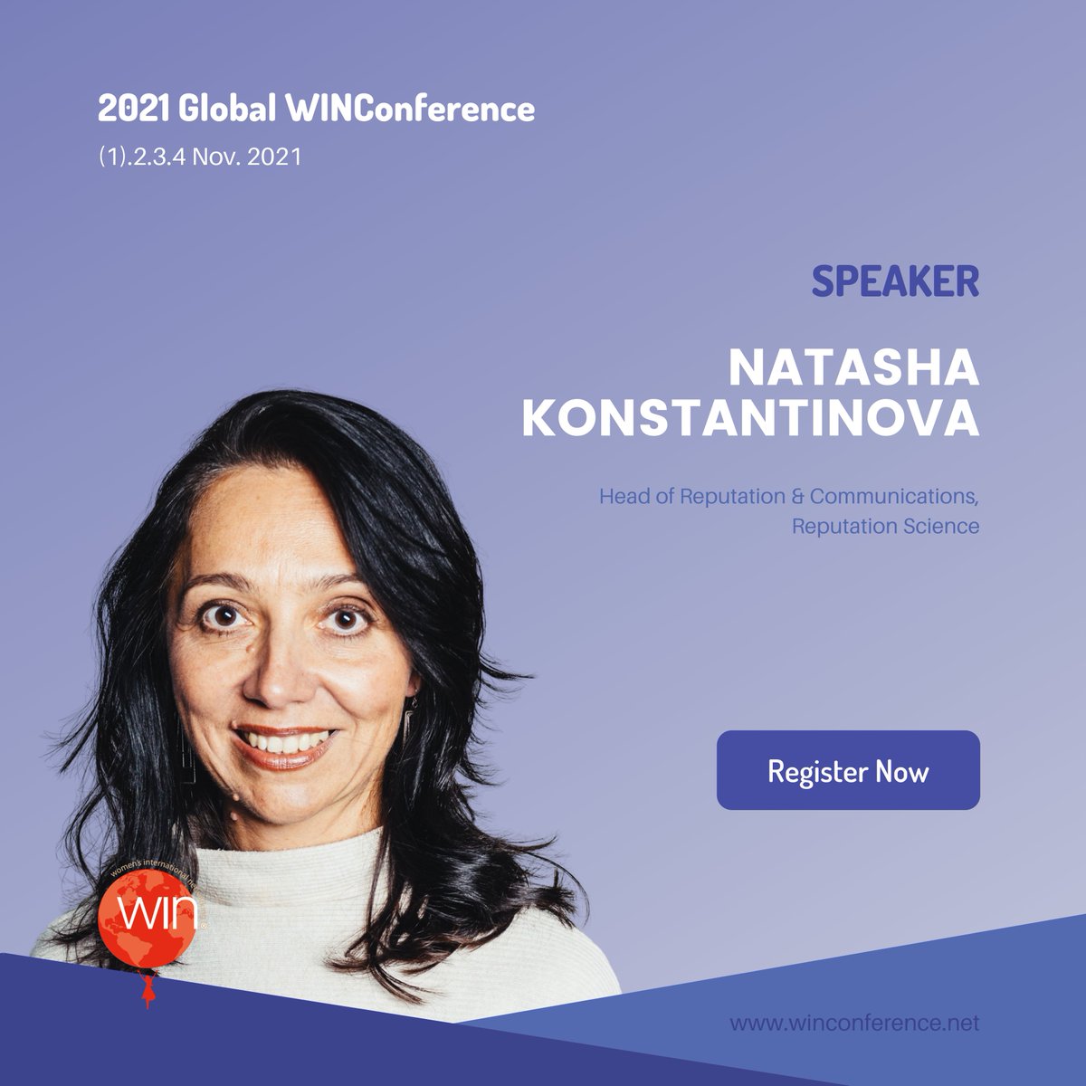 nkonstantinova's tweet photo. #Winconference 2021: hope, empowerment, inspirations, insights, deep connections, and valuable discussions on gender balance and equality in life. As ever, an incredible event. https://t.co/TCP6nqTgvB
