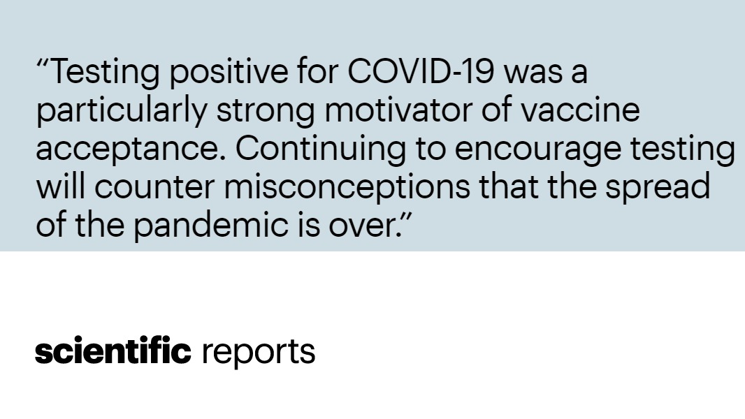 NaturePortfolio's tweet photo. Half of those in the US who are unwilling to be vaccinated against SARS-CoV-2 report that nothing will change their mind, according to a national survey reported in a study published in @SciReports. https://t.co/JwvdKKN9lh https://t.co/aCYf9oT9mN