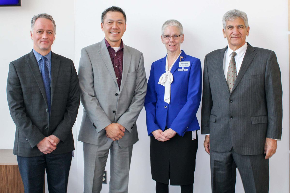 EdisonOhio's tweet photo. It was an honor to host Dr. Decker, president of @FranklinU and Bill Chan, Senior VP of Strategic Alliances, today to discuss the recent launch of the Pathway Portal. Learn more about the partnership by visiting https://t.co/8gdElpI8lw. https://t.co/dD705KqRRu