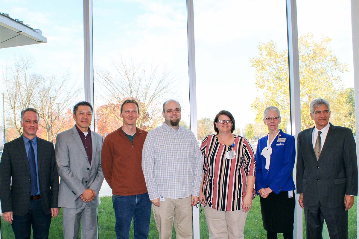 EdisonOhio's tweet photo. It was an honor to host Dr. Decker, president of @FranklinU and Bill Chan, Senior VP of Strategic Alliances, today to discuss the recent launch of the Pathway Portal. Learn more about the partnership by visiting https://t.co/8gdElpI8lw. https://t.co/dD705KqRRu