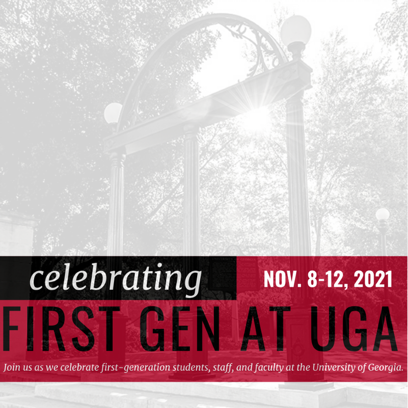 UGA_GAAME's tweet image. First Gen Celebration Day is next week! Starting Nov. 8, UGA will be celebrating its first-generation students, staff, and faculty. Learn more about next week’s events and first-generation initiatives at UGA here: 

firstgen.uga.edu  

#FirstGenDawgs #ProudToBeFirstGen