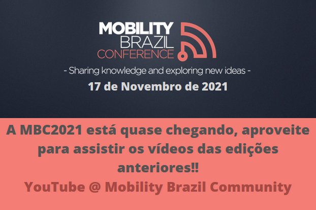 mobilitybrazil's tweet photo. Quer conferir os conteúdos da MBC2020?

Acesse a lista de vídeos da última edição da Mobility Brazil Conference no YouTube (https://t.co/CvaSy1Wm1m) ou os vídeos das edições anteriores no mesmo canal!!

#MBC2021 https://t.co/Xppen7CnCB