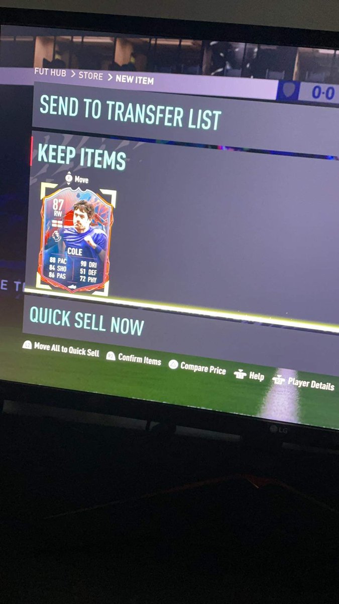 imliamcampbell's tweet photo. Thought fuck it we would do the SBC! I got this! Donβt know if it is a W or not? Do I drop Dembele for this card? π€ #fut #futhelp #fifa22 https://t.co/KNEopzpD4L