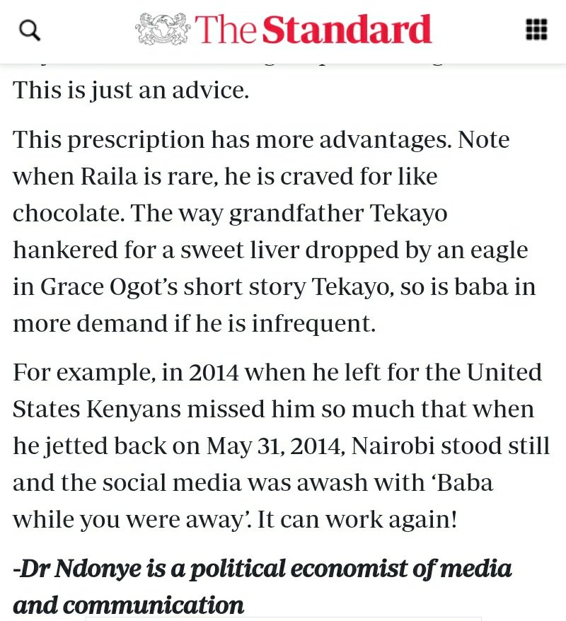 Dr_Mndonye's tweet photo. In January 15th 2022, in my opinion article entitled "Why Raila should be President in 2022?" I advised ODM Party to replay the 2014 #BabaWhileYouWereAway scenario before 2022. They are doing it & it'll pay off. #Wesetthestandards https://t.co/aqfvoWu6iW