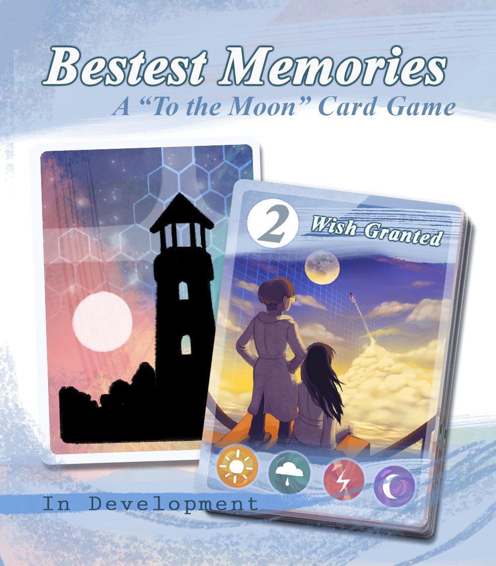 freebird_games's tweet photo. Announcing the "To the Moon" Card Game: Bestest Memories! Here's a sneak peak. https://t.co/rnEt0R3KF3