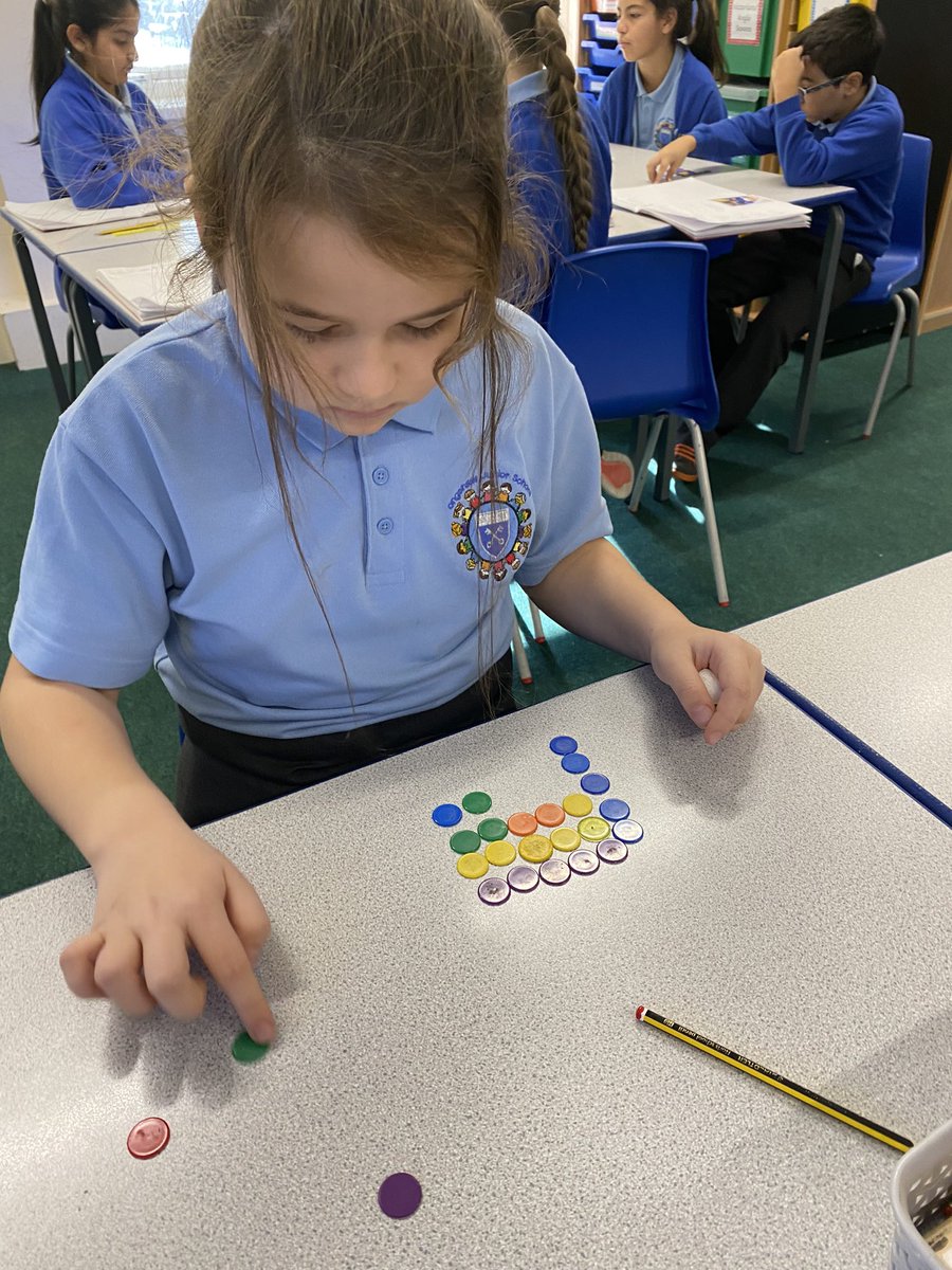 class_5p's tweet photo. We learnt the square numbers in maths today and used counters to help us create arrays. https://t.co/lkBjMU3ksV