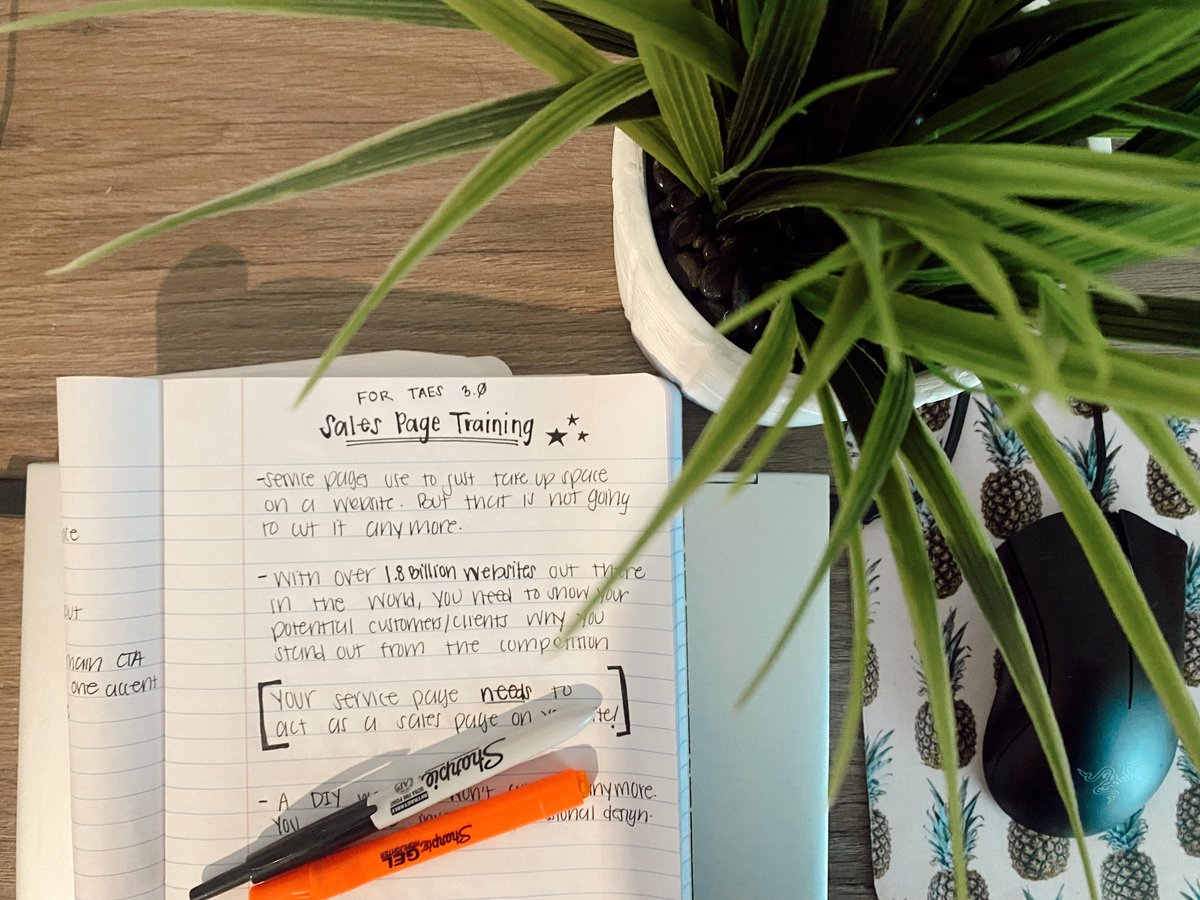 Spent this morning prepping for my talk at The Abundant Entrepreneur Summit coming in January 2022. ⚡️

While I’ve taught about #websites and #salespages for years now…I am extra excited about this training because there are some MAJOR shifts that are happening in the industry.