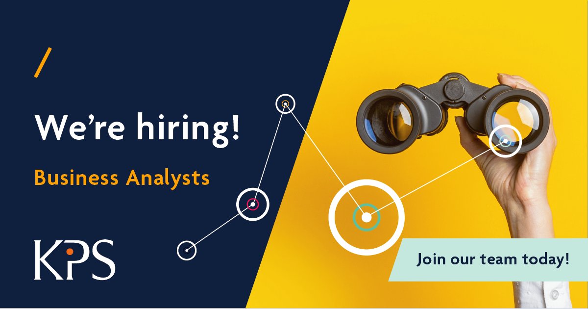 kpsukteam's tweet photo. We're on the look out for Senior BA's! 

Interested? Take a look at our site for more information:

https://t.co/yz9gntg7ev
#hiring #recuiting #businessanalysts #sap #ecommerce https://t.co/wJb3Zypuhj