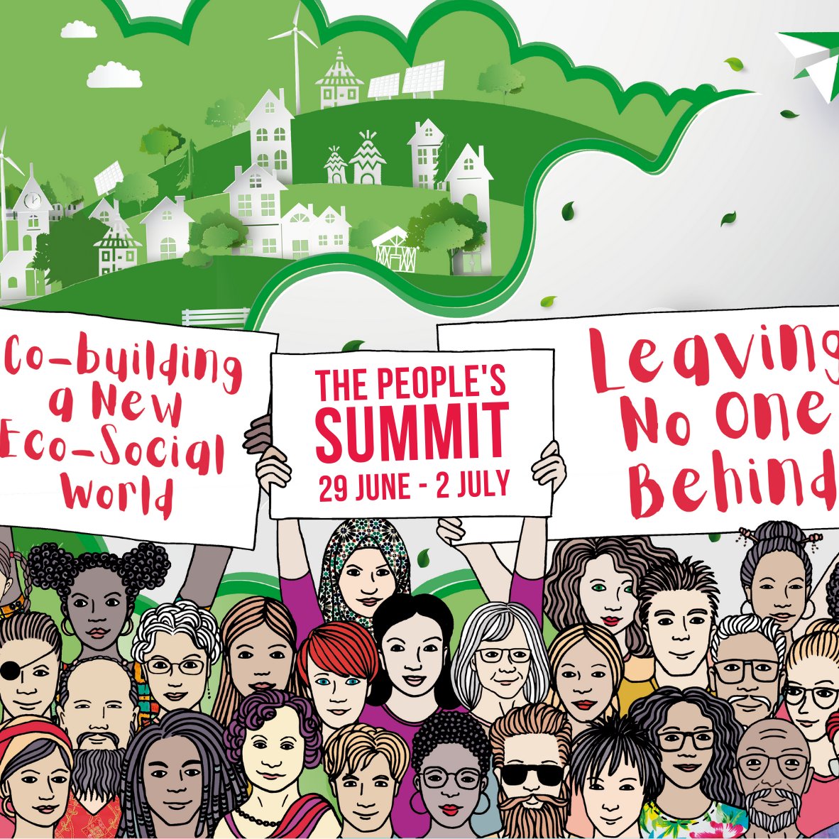 The People’s Summit, Co-Building a New Eco-social World: Leaving No One Behind, takes place online from 29th June to 2nd July 2022.  Registration is open and contributions in varied formats are welcome. newecosocialworld.com