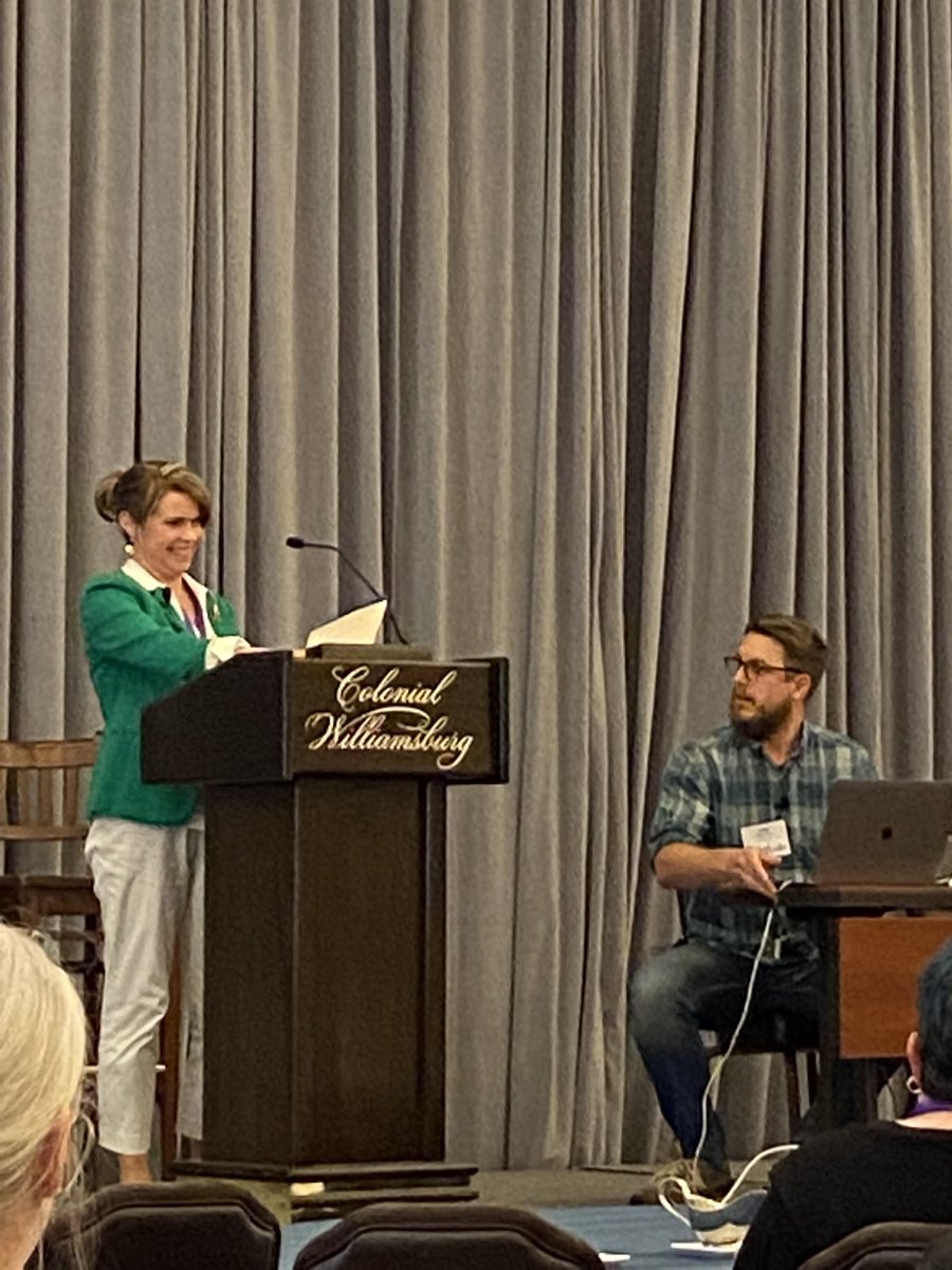 Enjoying authors Laura Murray and Mike Lowery as they share their passion for children’s books. #vaasl #nnps.