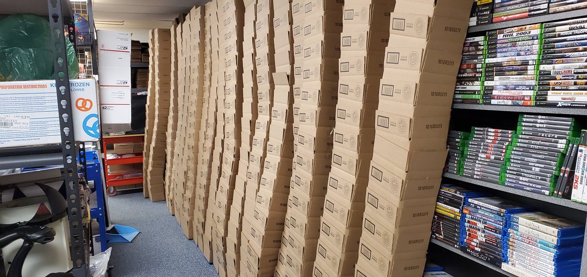 6502Collective's tweet photo. Knowing that 450+ people want the physical NES edition of @nathantolbert's game Anguna: Scourge of the Goblin King, makes the insane amount of work all worth it. #LotsofBoxes

Get your survey's in!

#ComingSoon #ThisIsNESHomebrew

https://t.co/NHgwi83LGP https://t.co/WbBTJxgUKo