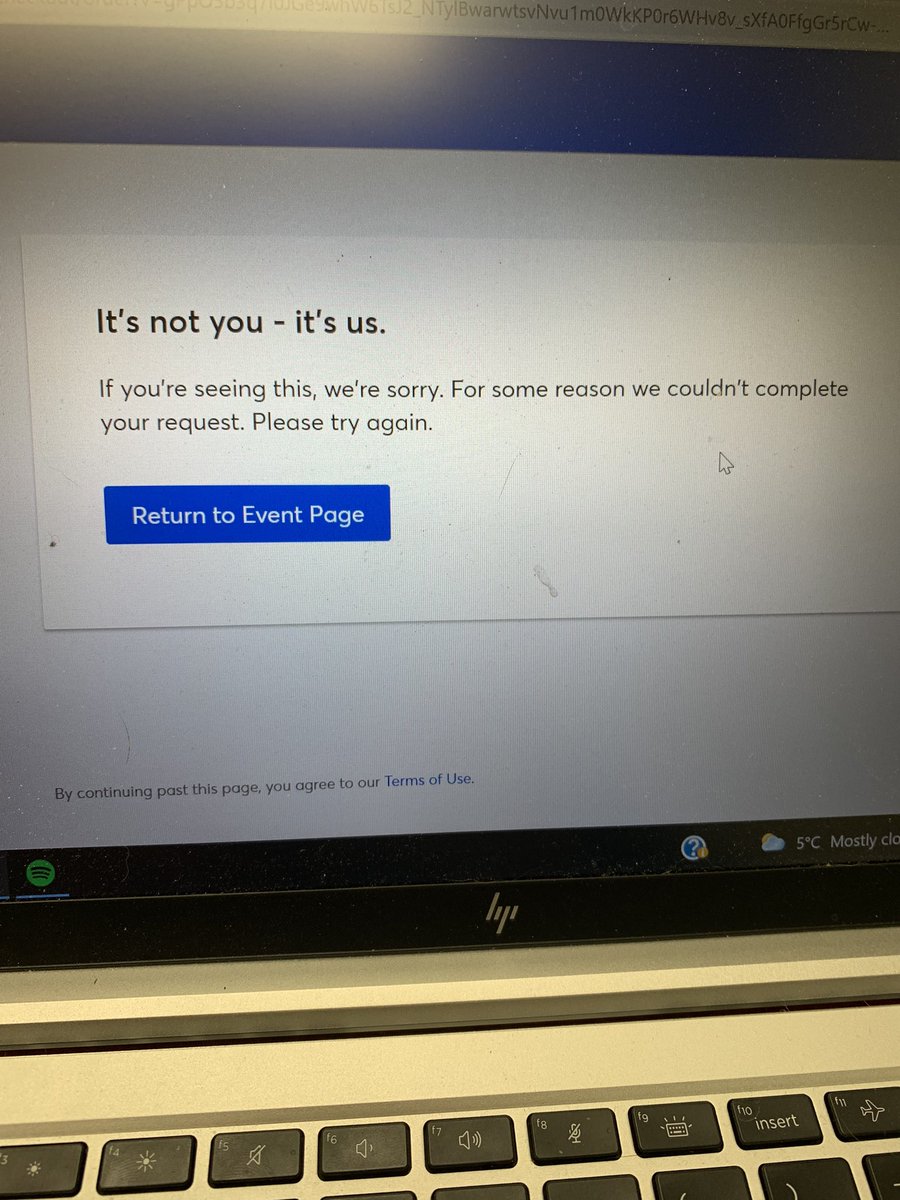ssaarahjohnson's tweet photo. @TMFanSupport I keep getting this error… I have been trying for 2 hours now to buy these “verified resale tickets” no one is answering me. Please help ASAP! Event is in two days. https://t.co/eAUsN059AP