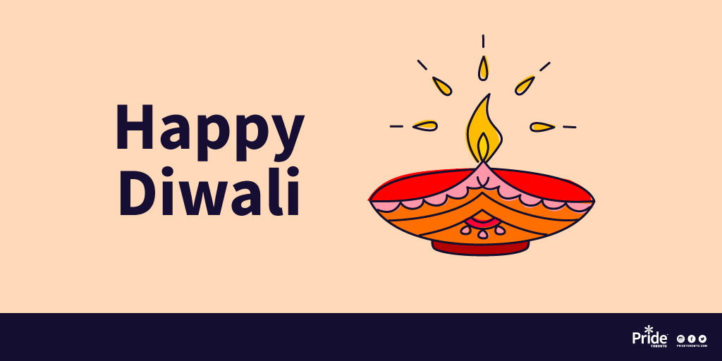 PrideToronto's tweet photo. Today marks India's biggest and most important holiday of the year, #Diwali. We're wishing our Hindu, Jain, Sikh, and Buddhist friends and family a very #HappyDiwali. We hope you all have a fantastic and prosperous year ahead! ๐๐ช
#PrideToronto #Pride40 https://t.co/mPzci44Pj9