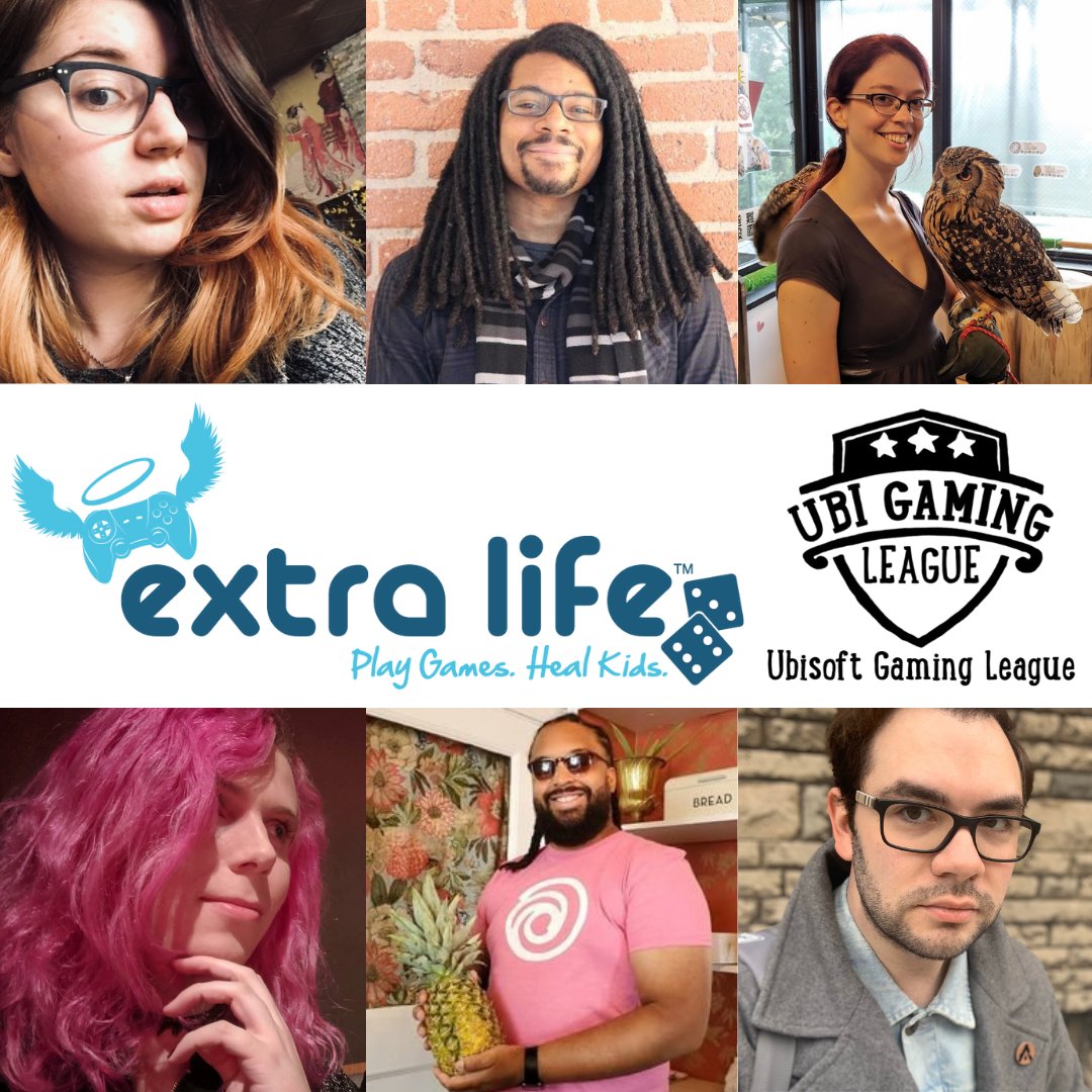 UbisoftToronto's tweet photo. Imagine saving lives playing video games? No, we’re not talking about reviving NPCs. 

Tomorrow, this power team is doing a 24-hour Twitch stream to raise money for @sickkids! Wanna get involved? Check this out: https://t.co/RbkW1q6vyu 

#ExtraLife @ExtraLife4Kids https://t.co/cFHZsxuzPF