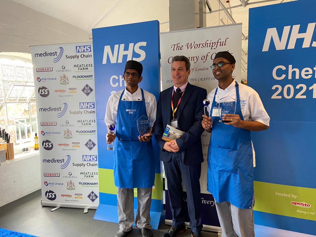 A HUGE congratulations to Sinto & Sanish from @ELHT_NHS for winning NHS Chef Of The Year 2021, a fantastic achievement!👏🏆

We’ve been so proud to be a sponsor of the event and to get to see just how brilliantly talented NHS chefs are! 

#NHSChef2021 #GreatFoodGoodHealth