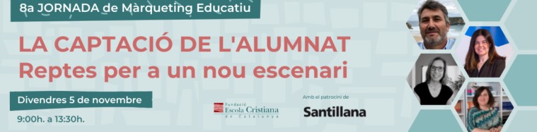 FECC_educacio's tweet photo. Esteu preparats per a la 8a Jornada de Màrqueting Educatiu de demà? Nosaltres ja ho tenim tot a punt!  Hi intervindran @AlvaroVioqueG @PButterini @tbigorda i @DEP_Institut, entre d'altres https://t.co/ce73frPSkR