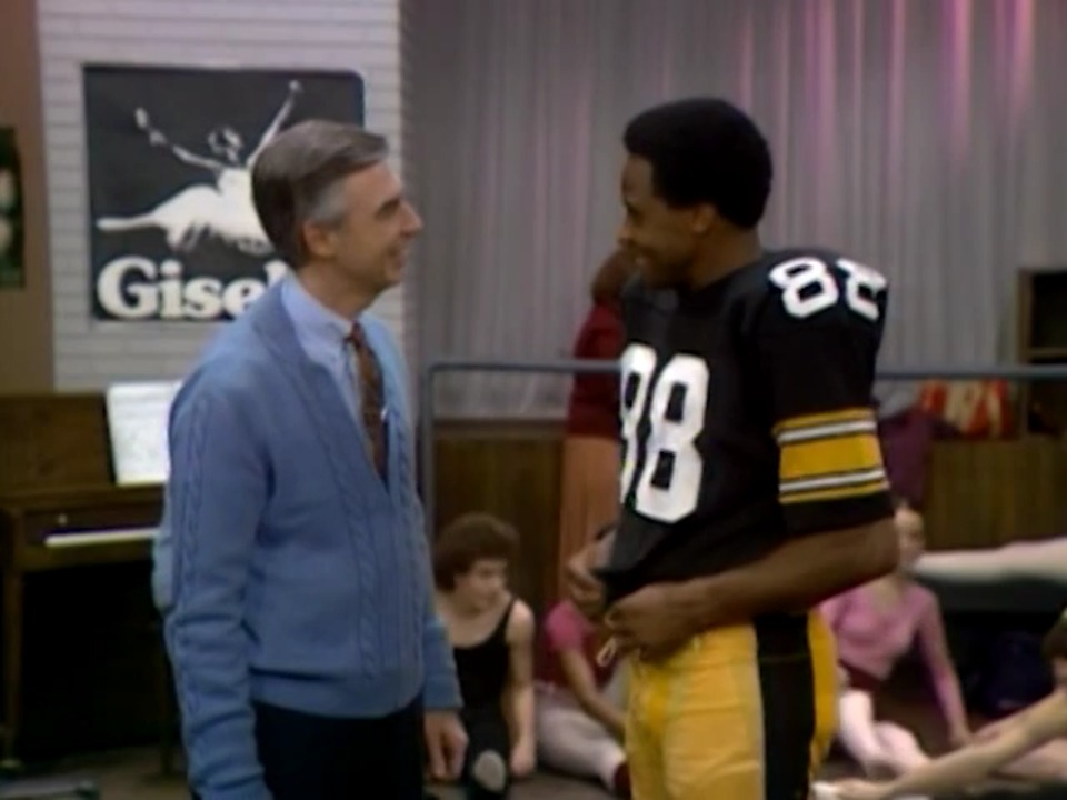 RyanMDevlin's tweet photo. @Lynn88Swann Do you remember when you met Fred Rogers?  My students are creating a video about the special guests on Mister Rogers Neighboord, and we'd love include an interview with you!  Check out their work on the @SwiftFoxMedia YouTube https://t.co/9sFL6kUcqC https://t.co/WP9T1kEQHJ