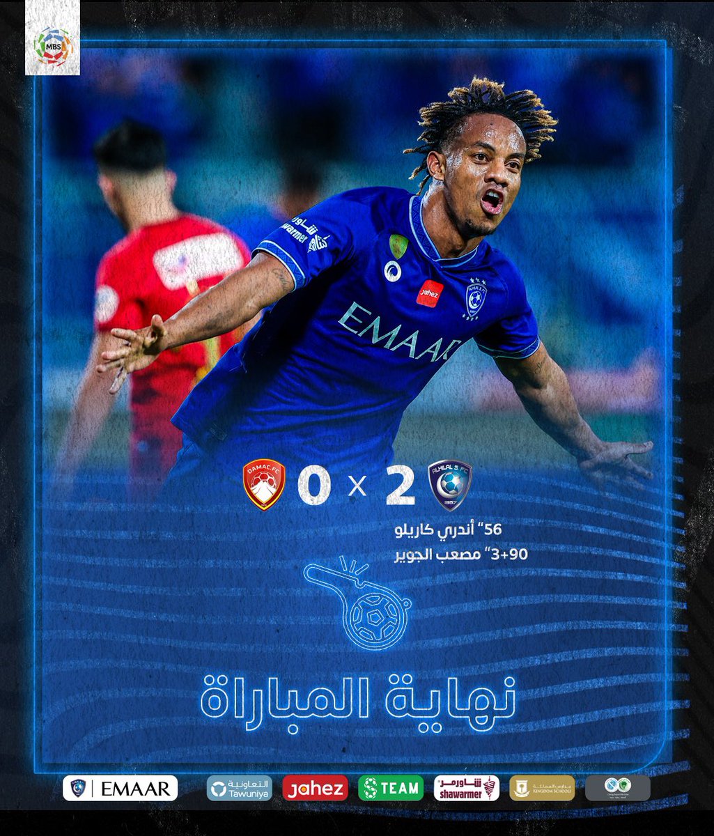 ألف مبروك لـ #الزعيم 💙

أول فوز في شهر نوفمبر، شهر الزعيم 

وبهذه المناسبة سحب ٢٠٠ ريال رصيد لـ١٠ زعماء 

فقط 
#خلك_جاهز
ومتابعة وريتويت 

#الهلال_ضمك
#حرك_واكسب