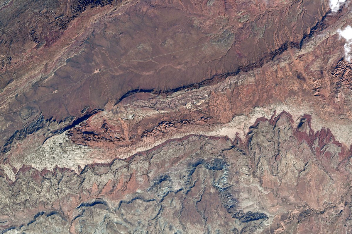 Megan McArthur (@astro_megan) on Twitter photo How about one more Parks post before I head home to Earth? This one is <a href="/ArchesNPS/">Arches National Park</a>, a personal favorite in Utah. I love the colors and textures visible from <a href="/Space_Station/">International Space Station</a>. How about one more Parks post before I head home to Earth? This one is <a href="/ArchesNPS/">Arches National Park</a>, a personal favorite in Utah. I love the colors and textures visible from <a href="/Space_Station/">International Space Station</a>.