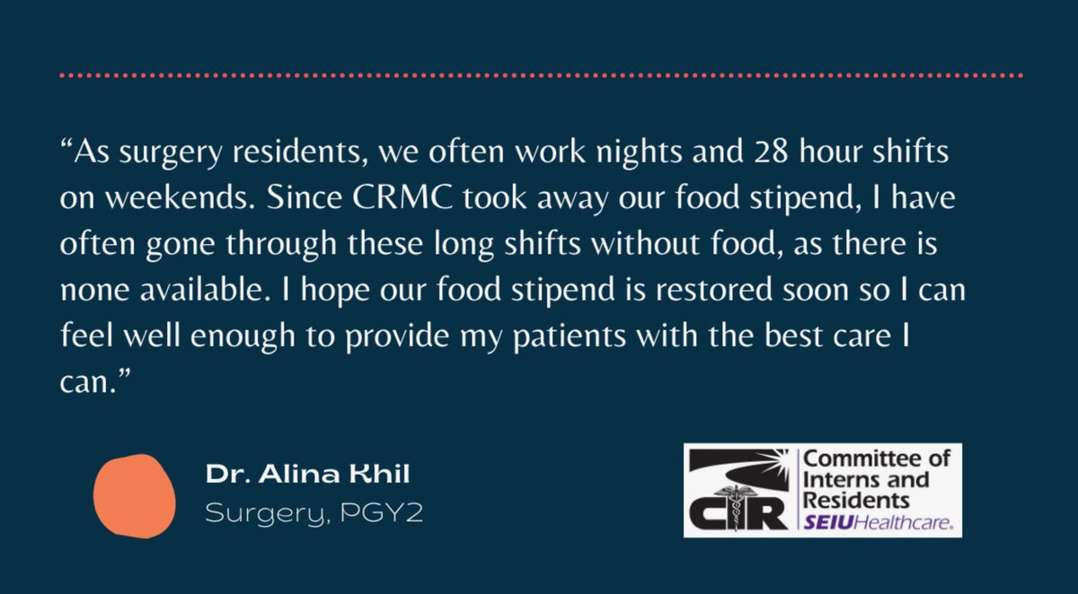 We've seen how truly heroic our healthcare workers are. Yet @UCSFFresno cut the meal stipends for their resident physicians. We can't tolerate this of @UCSFFresno. I stand w/ @cirseiu residents and call for their meal stipend to be reinstated!