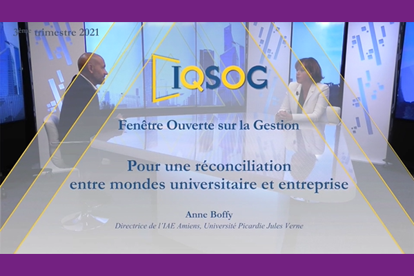 IAEFRANCE's tweet photo. [Vidéo📽️]
Comment réconcilier le monde universitaire et celui de l'entreprise ? 
@AnneBoffy, directrice de l'@IAEamiens, nous donne quelques pistes de réflexion dans une interview pour @IQSOG, menée par @JPhDENIS ➡️ https://t.co/3nbhXY6Din
#ExpertsenManagement #IAE https://t.co/yFtufC28ls