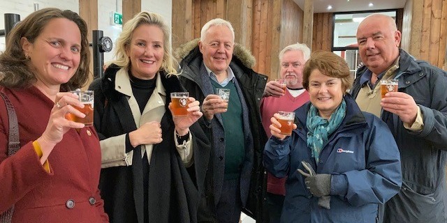 HE_ChiefExec's tweet photo. Celebrating the removal of the Grade II* listed 'E' Magazine in Priddy's Hard, Gosport, from @HistoricEngland's #HeritageAtRisk Register with @cj_dinenage and Hannah Prowse @FemConstruct.

The building has been converted into a flourishing microbrewery @PMBrewCo 🍻 https://t.co/SZkc2L6c5I