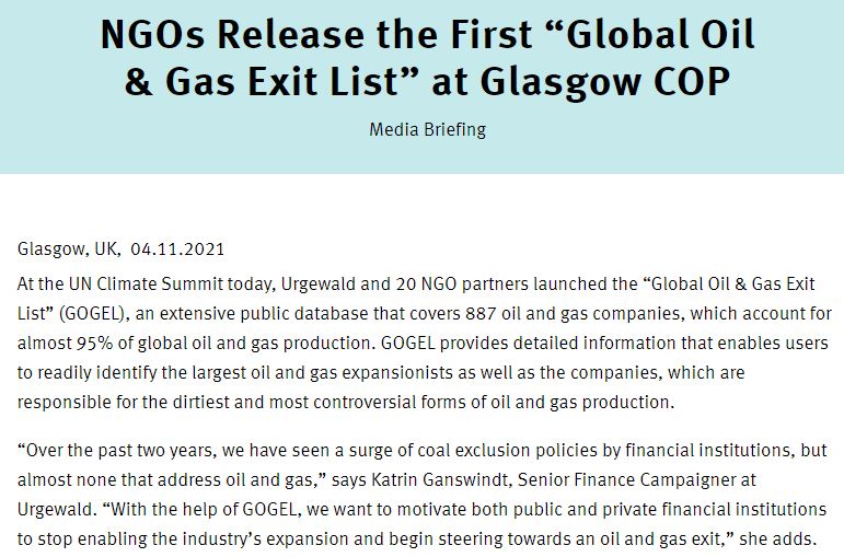 andytuit's tweet photo. #SriDOCS hit 3β£6β£9β£π
today's update:
Global #Oil & #Gas Exit List - "#GOGEL"
"@urgewald
https://t.co/ymCyYb70zR
#fossilfuels #fossilgas #climatecrisis #climateemergency #climatefinance #greenfinance #divestment #sustainablefinance https://t.co/qylBE05Vy5