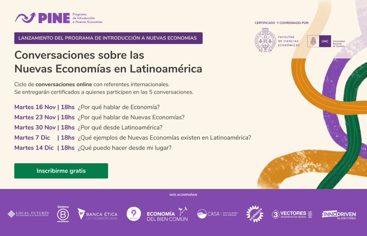 Facultad de Ciencias Económicas - Ciclo de conversaciones sobre Nuevas Economías en Latinoamérica eco.unc.edu.ar/mas-noticias/c…