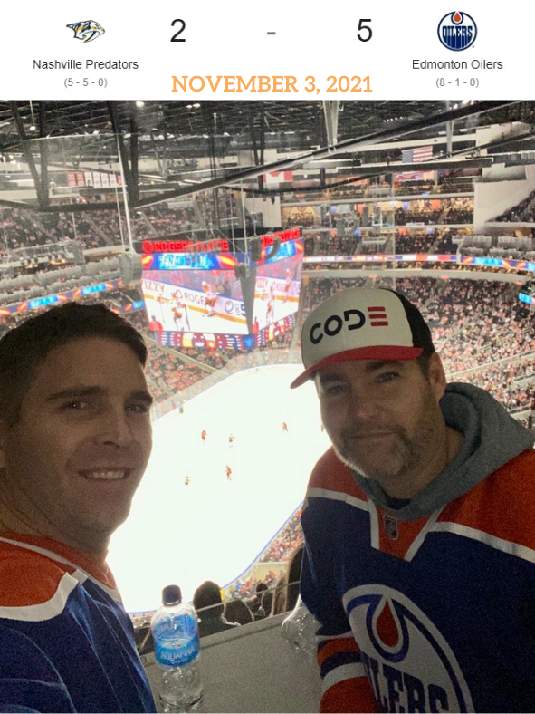 BenchmarkM's tweet image. As Henry Samueli once said, “To succeed in hockey, you need teamwork.” We believe the same is true for getting a great mortgage and had a great time watching the #Oilers pound the Predators 🏒last night and wind up with another Victory! We&apos;re on a roll (8-1-0). 🙌