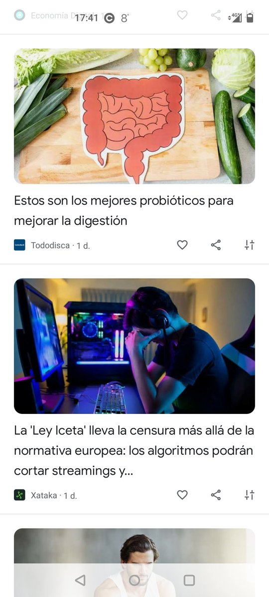 Acabo de salir de consulta del médico. Me ha recetado un probiótico. Aún no he podido buscar nada en Google al respecto. Solo he puesto un whatsapp al salir con la palabra en cuestión. Me acaba de aparecer esto en las sugerencias de Google de mi móvil. Donde están los límites?