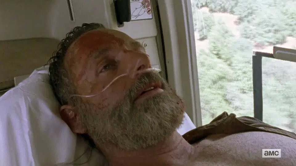 TWDandThangs99's tweet photo. It’s been 3 years since Rick Grimes was helicoptered away with Jadis to the CRM and #TWD changed forever. https://t.co/JBn6Isvxdm