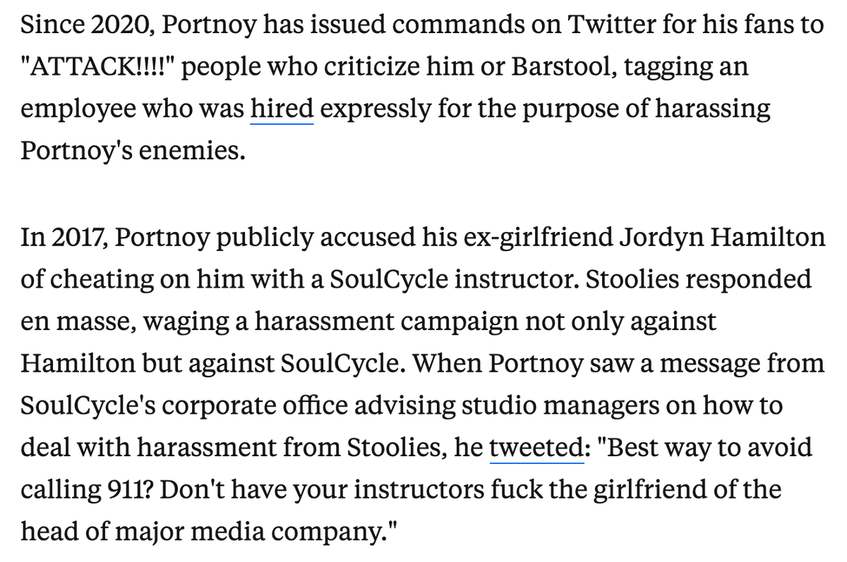 alanisnking's tweet photo. A few excerpts from @mjnblack's story on Barstool Sports founder Dave Portnoy:

https://t.co/suqjI8Mb8U https://t.co/Rl2NmkGz0A