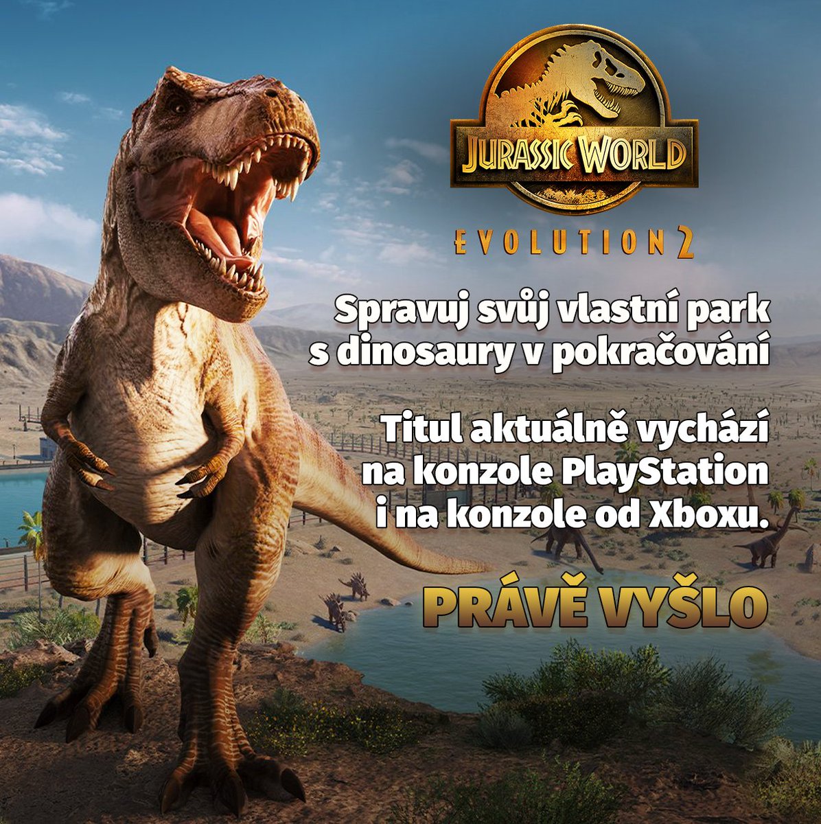 Jurassic World Evolution 2 se vrací s lepšími možnostmi, s lepšími dinosaury a lepším parkem, který si upravíte k obrazu svému 🦖 

Pokud se o hře chcete dozvědět víc, zavítejte na oficiální stránky obchodu: indian-tv.cz/l/D_Dz8trWZ 👀 #ad #spoluprace #promo