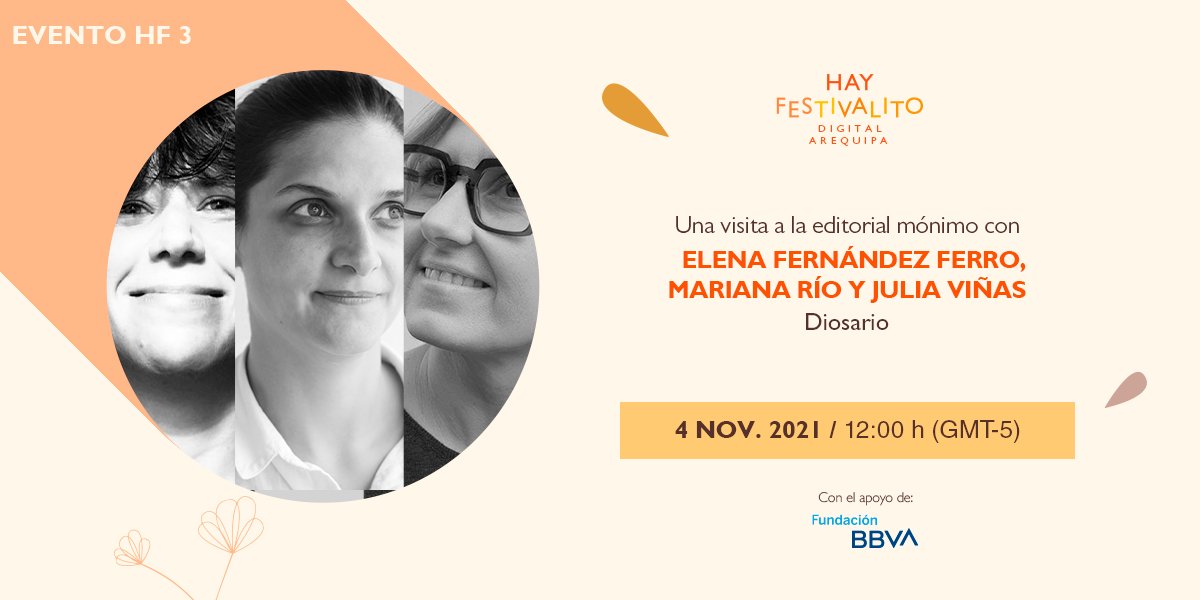 Mónimo es una editorial independiente y latinoamericana que nace en 2021. Su primer lanzamiento es una recopilación de dioses, seres y espíritus del Perú en forma de abecedario: "Diosario".
#HayFestivalito
Ingresa a nuestro programa: bit.ly/hfaqp21-hf-pro…
<a href="/FundacionBBVA/">Fundación BBVA</a>