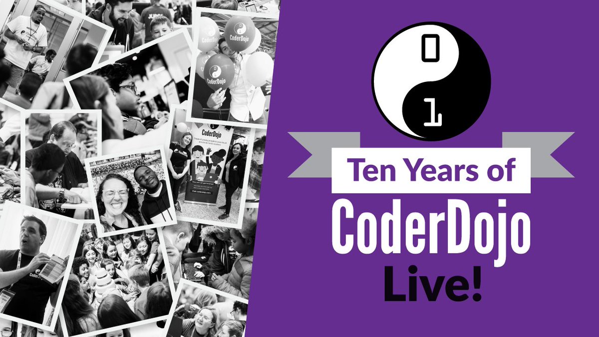 CoderDojo's tweet image. Can you believe it's one week since our #10YearsOfCoderDojo livestream?
We've added timestamps to the video so you can jump to your favourite sections easily:
youtube.com/watch?v=Srakea…