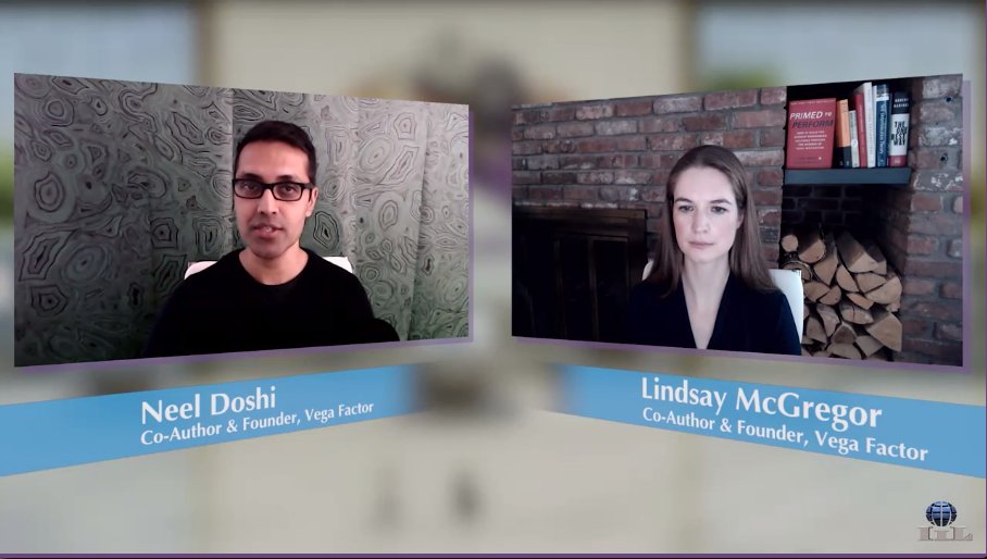 IILGlobal's tweet photo. We have @neelvf and @mcgregorle on now as they discuss the science of performance and what it means to you and your work. #IPMDay2021 #primedtoperform https://t.co/y0S3wWexky