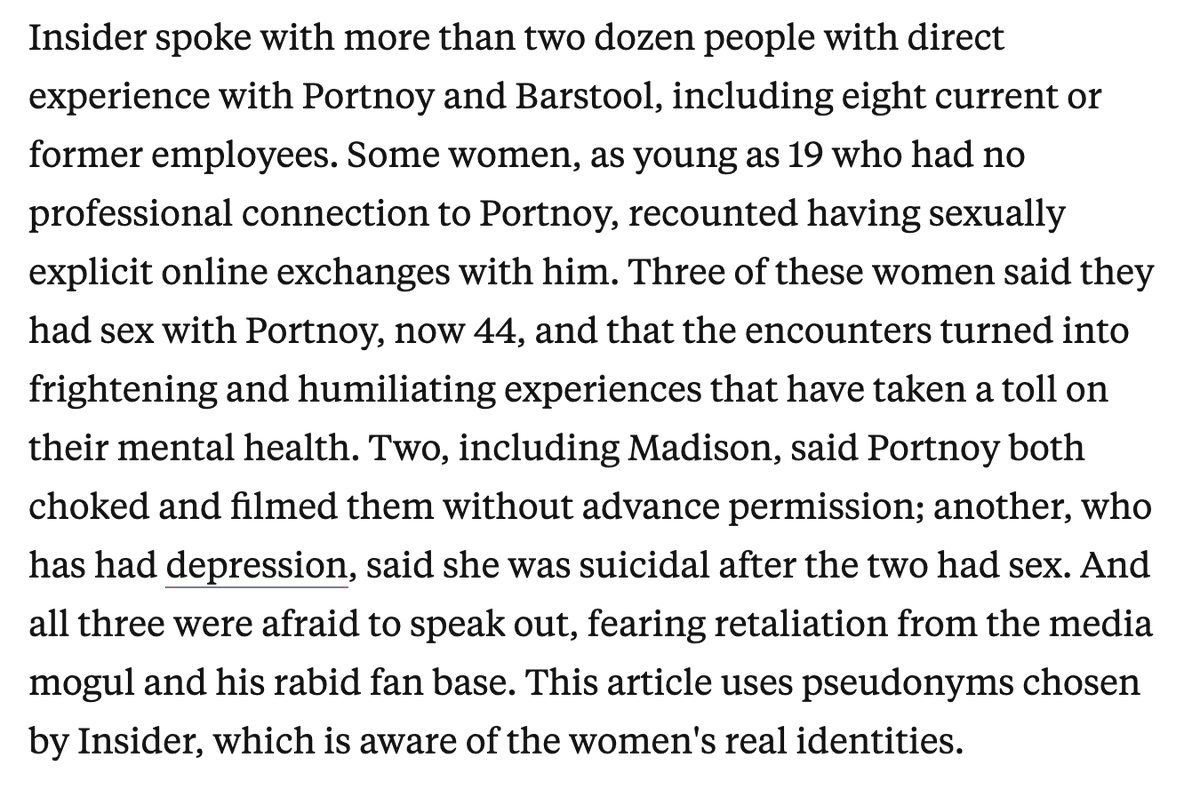 alanisnking's tweet photo. A few excerpts from @mjnblack's story on Barstool Sports founder Dave Portnoy:

https://t.co/suqjI8Mb8U https://t.co/Rl2NmkGz0A