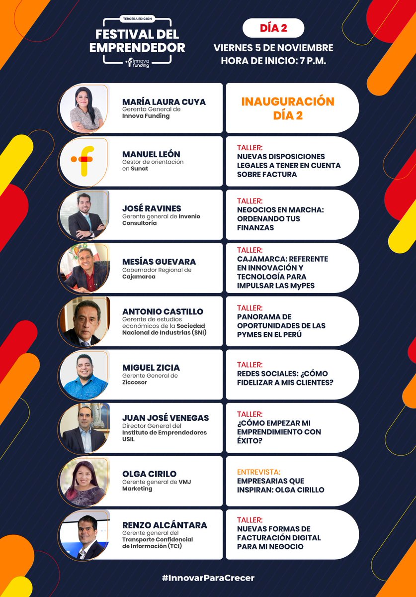 innovafunding's tweet photo. ¡Innovemos para crecer! En el 3er Festival del Emprendedor conocerás las herramientas para que sigas haciendo crecer tu negocio.

⏰ Hoy, Jueves 04 - 07:00 PM 
⏰ Mañana, Viernes 05 - 07:00 PM

Inscríbete gratis aquí https://t.co/zPNf1xAikb 

#FDE2021 #InnovarParaCrecer https://t.co/oieMIL4bHd