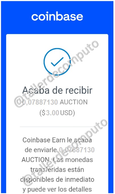 tallerdecomputo's tweet photo. 🔥Gratis #Auction token
🪙$3.0 dólares en Auction
📲 Gana cripto en Coinbase
👉Únete: https://t.co/qv0nLEqNrp
#plazademarcas #tallerdecomputo #criptogratis https://t.co/4Si5nzgXyE