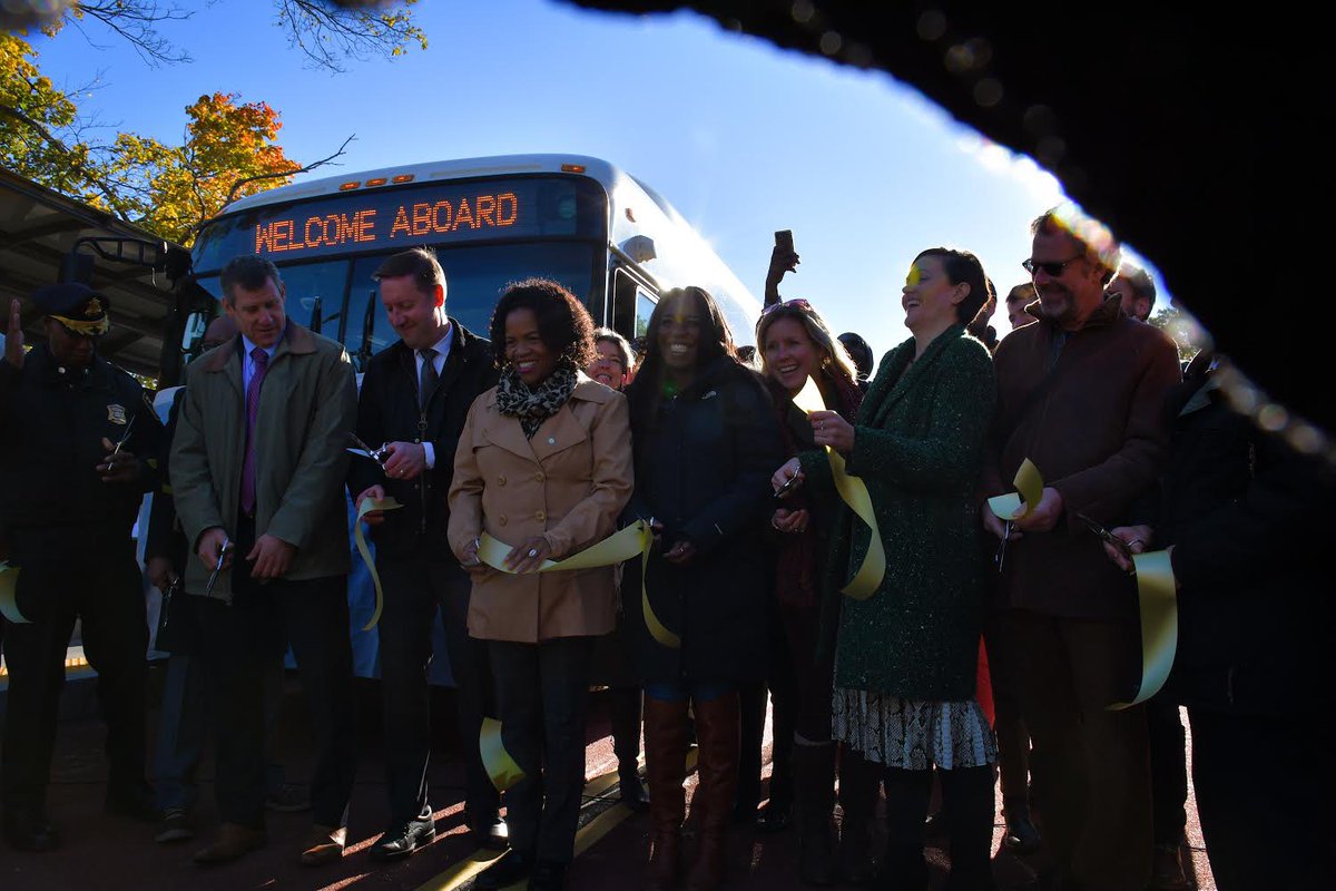 Congratulations to <a href="/CityofBoston/">City of Boston</a> &amp; the <a href="/MBTA/">MBTA</a> on the new Columbus Ave center-running bus lane! People of color disproportionately have longer commutes compared to white commuters. Better use of streets to improve public transit is good policy that improves transit &amp; racial equity.
